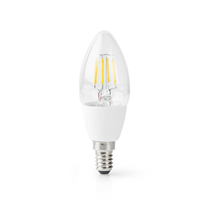 Nedis SmartLife LED Filament Bulb - Wi-Fi, E14, 400 lm, Candle - 1 pcs