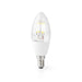 Nedis SmartLife LED Filament Bulb - Wi-Fi, E14, 400 lm, Candle - 1 pcs