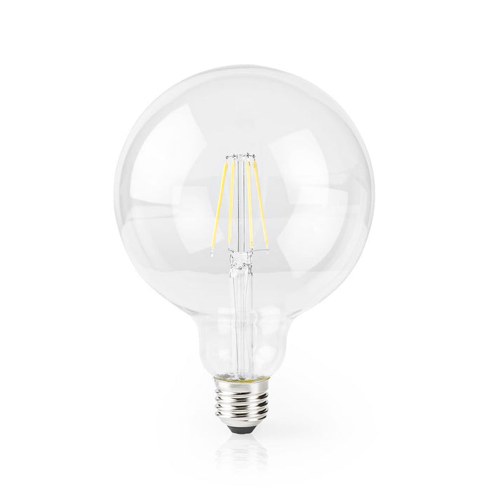 Nedis SmartLife LED Filament Bulb - Wi-Fi, E27, 500 lm, G125 - 1 pcs