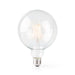 Nedis SmartLife LED Filament Bulb - Wi-Fi, E27, 500 lm, G125 - 1 pcs