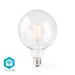 Nedis SmartLife LED Filament Bulb - Wi-Fi, E27, 500 lm, G125 - 1 pcs