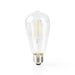 Nedis SmartLife LED Filament Bulb - Wi-Fi, E27, 500 lm, ST64 - 1 pcs