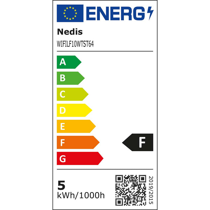 Nedis SmartLife LED Filament Bulb - Wi-Fi, E27, 500 lm, ST64 - 1 pcs