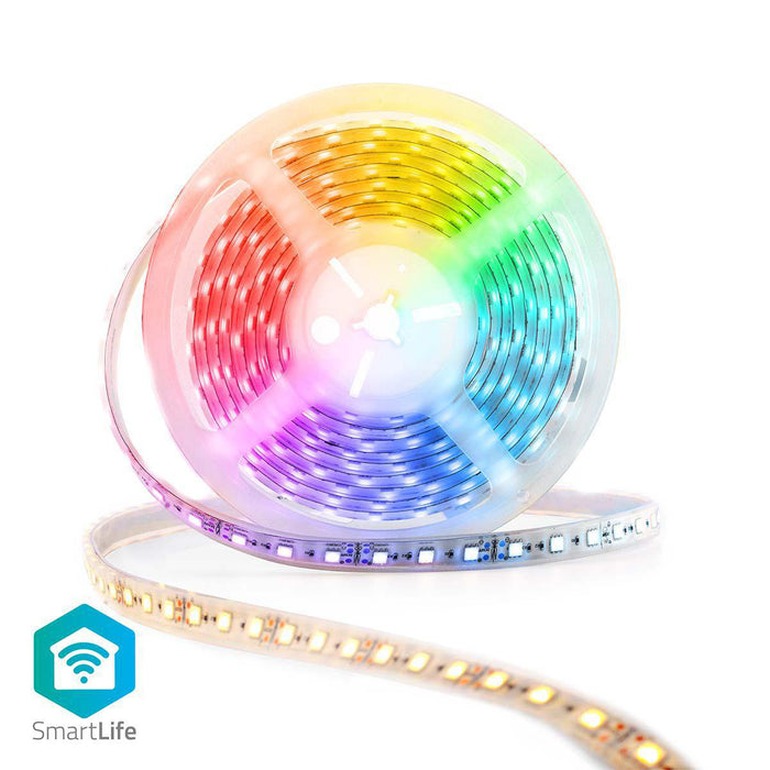 Nedis SmartLife Full Colour LED Strip - Wi-Fi, Cool White / RGB / Warm White, 5 m, 405 lm - Android & iOS