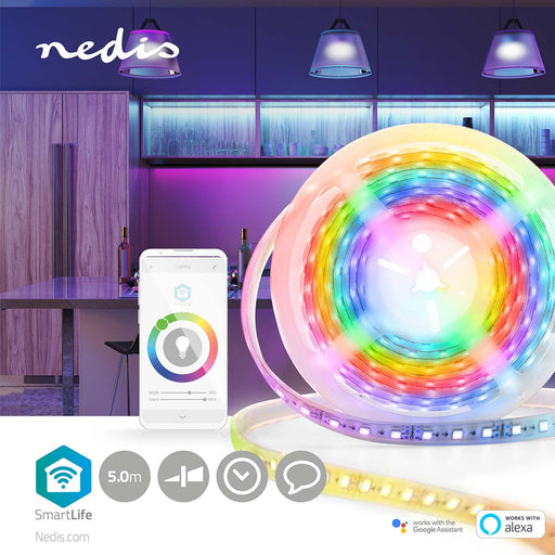 Nedis SmartLife LED Strip - Wi-Fi, Multi Colour, SMD, 960 lm - Android / IOS