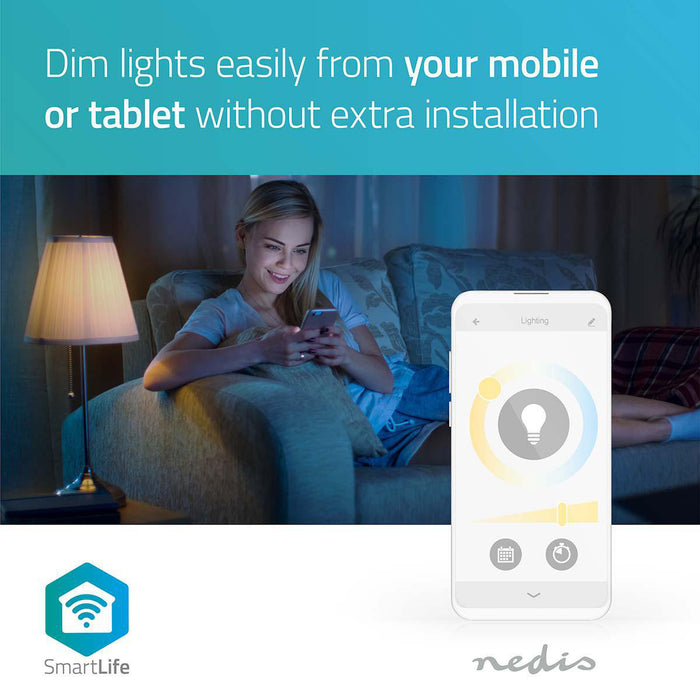 Nedis SmartLife LED Bulb - Wi-Fi, GU10, 400 lm, PAR16 - 1 pcs