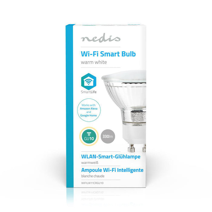 Nedis SmartLife LED Bulb - Wi-Fi, GU10, 330 lm, PAR16 - 1 pcs