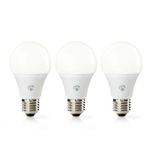 Nedis SmartLife LED Bulb - Wi-Fi, E27, 800 lm, A60 - 3 pcs