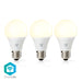 Nedis SmartLife LED Bulb - Wi-Fi, E27, 800 lm, A60 - 3 pcs