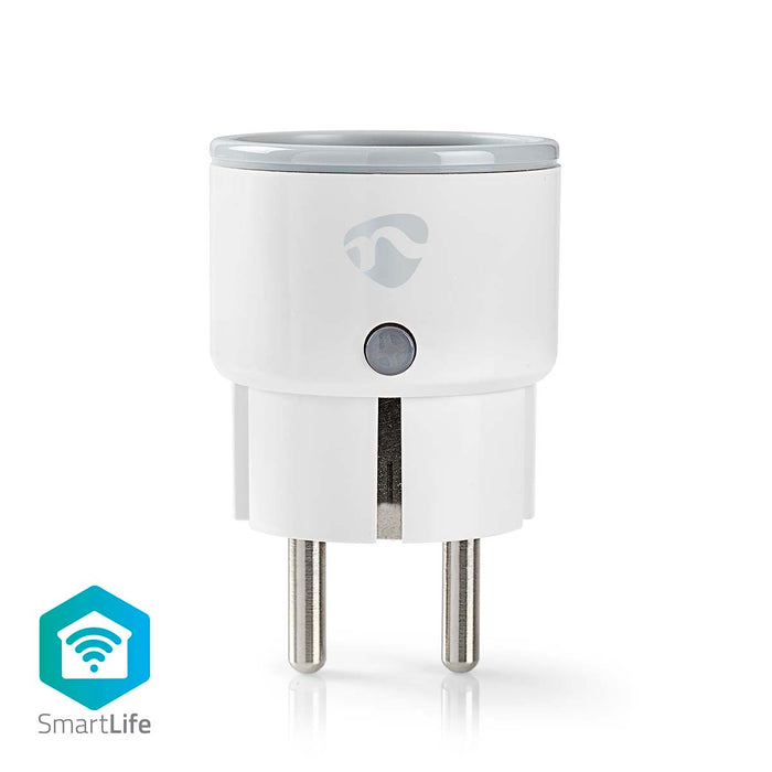 Nedis SmartLife Smart Plug - Wi-Fi, Power meter, 2500 W, Android / IOS - White