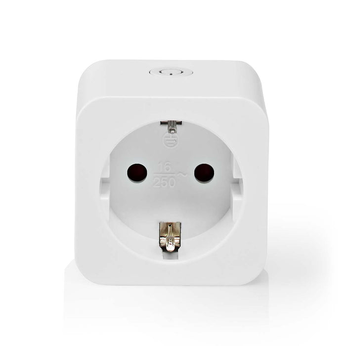 Nedis SmartLife Smart Plug - Wi-Fi, Power meter, 3680 W, Android / IOS - White