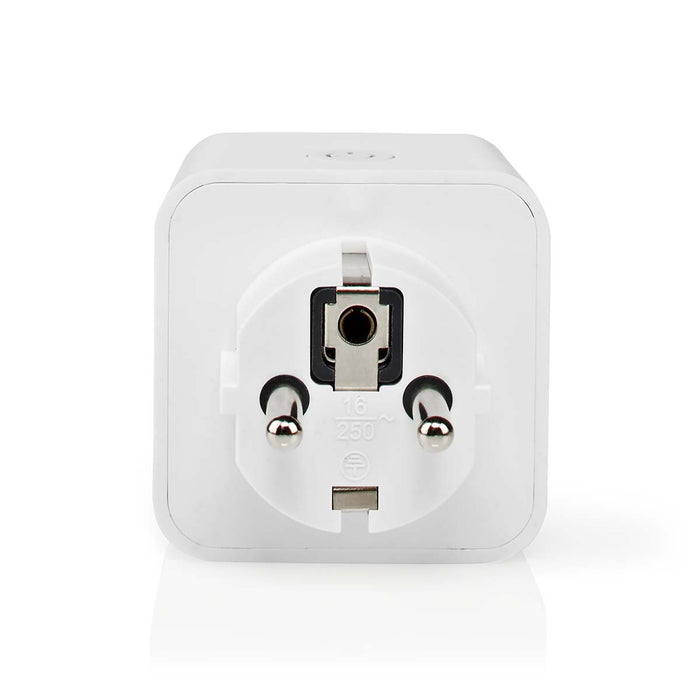 Nedis SmartLife Smart Plug - Wi-Fi, Power meter, 3680 W, Android / IOS - White