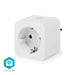 Nedis SmartLife Smart Plug - Wi-Fi, Power meter, 3680 W, Android / IOS - White