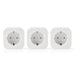 Nedis SmartLife Smart Plug - Wi-Fi, 2500 W, Plug with earth contact / Type F (CEE 7/7), Android / IOS - White