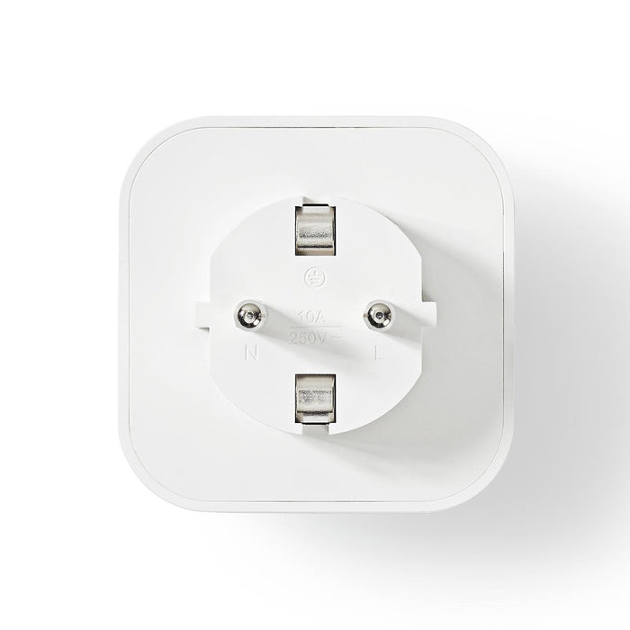 Nedis SmartLife Smart Plug - Wi-Fi, 2500 W, Plug with earth contact / Type F (CEE 7/7), Android / IOS - White