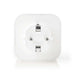 Nedis SmartLife Smart Plug - Wi-Fi, 2500 W, Plug with earth contact / Type F (CEE 7/7), Android / IOS - White