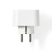 Nedis SmartLife Smart Plug - Wi-Fi, 2500 W, Plug with earth contact / Type F (CEE 7/7), Android / IOS - White