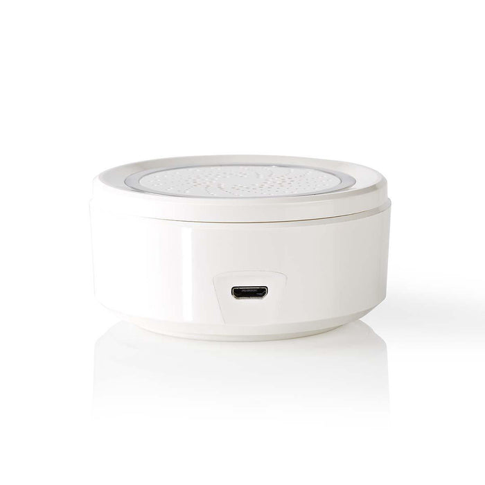 Nedis SmartLife Siren - Wi-Fi, Mains Powered, 8 Sounds, Android / IOS - White