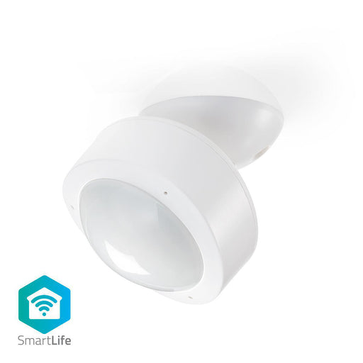 Nedis SmartLife Motion Sensor - Wi-Fi, Battery Powered / Mains Powered, Detector angle: 120 °, Detector range: 10.0 m - White