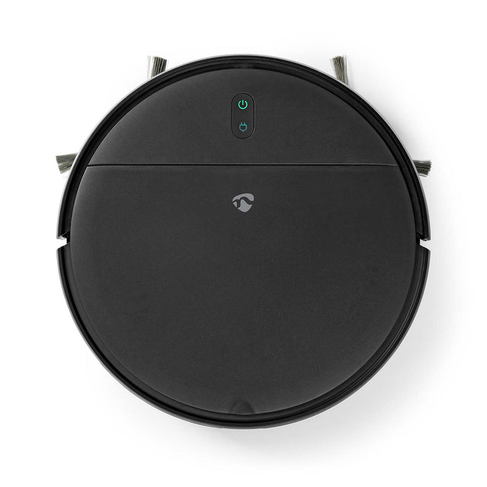 Nedis SmartLife Robot Vacuum Cleaner - Random, Wi-Fi, Capacity collection reservoir: 0.2 l, Black - Android / IOS