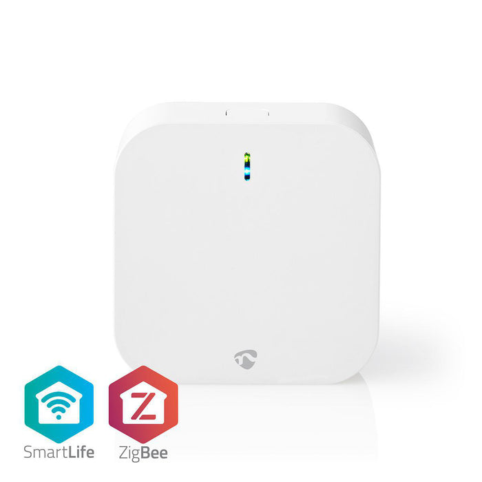 Nedis Zigbee Gateway - Zigbee 3.0, 50 Devices, Mains Powered, Android / IOS - White