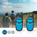 Nedis Walkie-Talkie Set - 2 Handsets, Up to 3 km, Frequency channels: 3, up to 3 Hours - Black / Blue