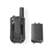 Nedis Walkie-Talkie Set - 2 Handsets, Up to 5 km, Frequency channels: 8, up to 2.5 Hours - Black