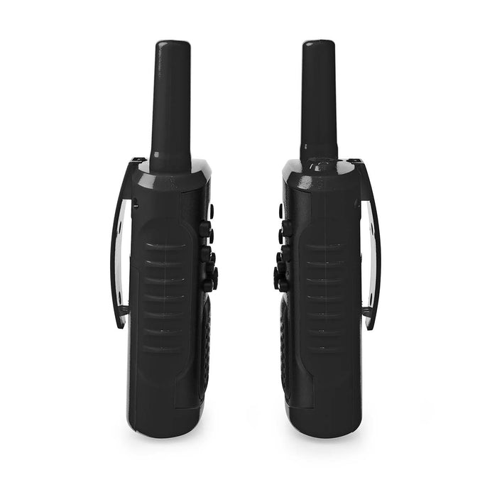 Nedis Walkie-Talkie Set - 2 Handsets, Up to 6 km, Frequency channels: 8, 2 Headsets - Black