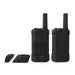 Nedis Walkie-Talkie Set - 2 Handsets, Up to 6 km, Frequency channels: 8, 2 Headsets - Black