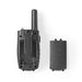 Nedis Walkie-Talkie Set - 2 Handsets, Up to 8 km, Frequency channels: 8, Headphone output - Black