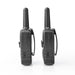 Nedis Walkie-Talkie Set - 2 Handsets, Up to 10 km, Frequency channels: 8, up to 3 Hours - Black