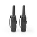 Nedis Walkie-Talkie Set - 2 Handsets, Up to 10 km, Frequency channels: 8, up to 3 Hours - Black