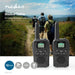 Nedis Walkie-Talkie Set - 2 Handsets, Up to 10 km, Frequency channels: 8, up to 3 Hours - Black