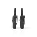 Nedis Walkie-Talkie Set - 2 Handsets, Up to 10 km, Frequency channels: 8, Headphone output - Black