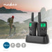 Nedis Walkie-Talkie Set - 2 Handsets, Up to 10 km, Frequency channels: 8, Headphone output - Black