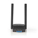 Nedis Network Dongle - Wi-Fi, AC1200, 2.4/5 GHz (Dual Band), Wi-Fi speed total: 1200 Mbps - Windows 10 / Windows 7 / Windows 8