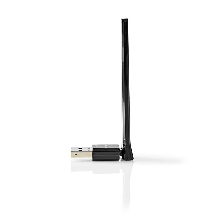 Nedis Network Dongle - Wi-Fi, AC600, 2.4/5 GHz (Dual Band), Wi-Fi speed total: 600 Mbps - Windows 10 / Windows 7 / Windows 8