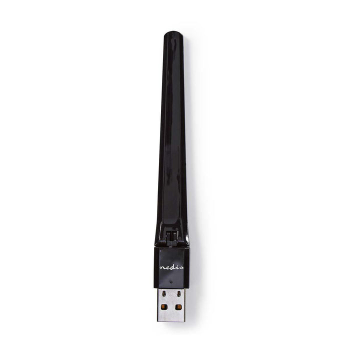 Nedis Network Dongle - Wi-Fi, AC600, 2.4/5 GHz (Dual Band), Wi-Fi speed total: 600 Mbps - Windows 10 / Windows 7 / Windows 8