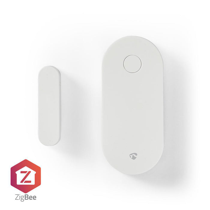 Nedis Door Window Sensor - Zigbee 3.0, Battery Powered, Android / IOS, Android / IOS - White