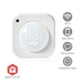 Nedis SmartLife Motion Sensor - Zigbee 3.0, Battery Powered / USB Powered, Detector angle: 100 °, Max. battery life: 24 Months - White