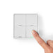 Nedis SmartLife Wall Switch - Zigbee 3.0, Wall Mount, Android / IOS, Plastic - White