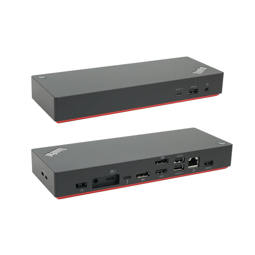 Lenovo ThinkPad Universal Thunderbolt 4 Dock - Docking station - Thunderbolt 4 - HDMI, 2 x DP - GigE - 135 Watt - for ThinkBook 13s G4 IAP, ThinkPad X1 Carbon Gen 10, X1 Carbon Gen 9, X1 Yoga Gen 7