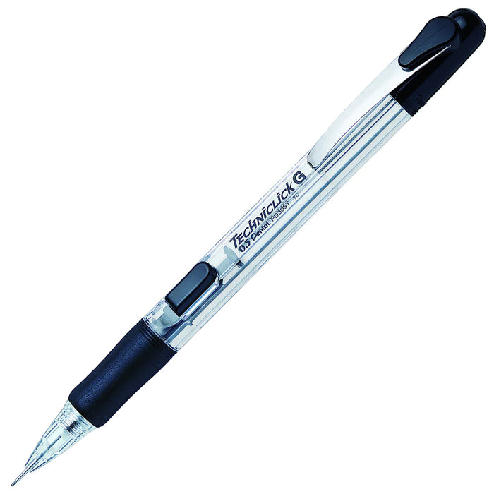 Pentel Techniclick 0,5 mm Automatischer HB-Bleistift mit 2 Minen – 12er-Packung