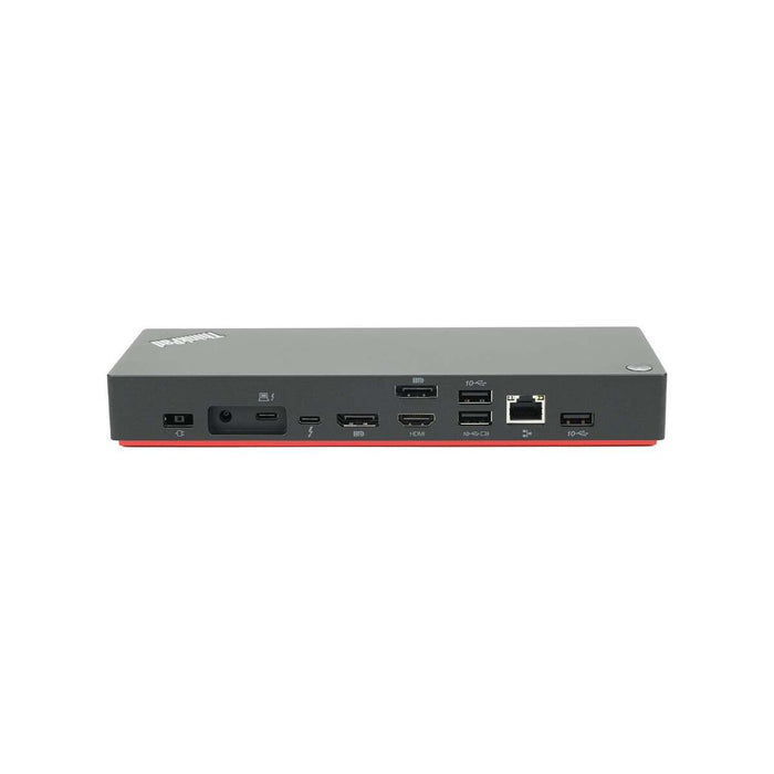 Lenovo ThinkPad Universal Thunderbolt 4 Dock - Docking station - Thunderbolt 4 - HDMI, 2 x DP - GigE - 135 Watt - for ThinkBook 13s G4 IAP, ThinkPad X1 Carbon Gen 10, X1 Carbon Gen 9, X1 Yoga Gen 7