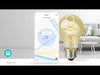 Nedis SmartLife LED Filament Bulb - Wi-Fi, E27, 500 lm, G125 - 1 pcs