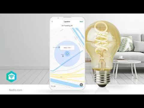 Nedis SmartLife LED Filament Bulb - Wi-Fi, E27, 500 lm, G125 - 1 pcs