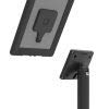 Compulocks Rise VESA Counter Top Kiosk 4" Black - Stand - for tablet - black - mounting interface: 100 x 100 mm - pole mount