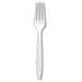 Best Value Plastico Plastic Forks, Pack of 100, White