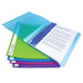 Best Value Rapesco (A4) 40 Pocket Flexi Display Book Assorted PK10