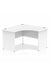 Dynamic Impulse 1200mm Corner Desk White Top Panel End Leg MI000406